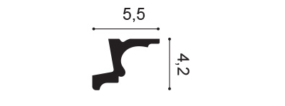 Карниз C323 - 5,5*4,2*200см