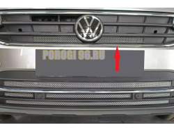 Защита радиатора для Volkswagen Tiguan 2020- chrome верх