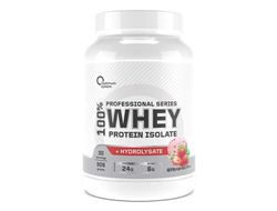 (Optimum System) 100% WHEY Protein Isolate - (908 гр) - (ваниль)