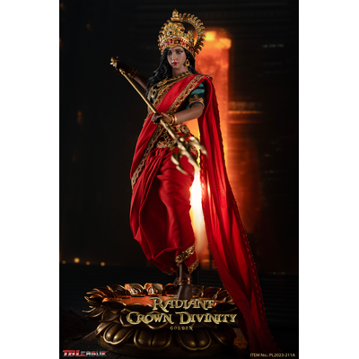 Индийская красавица в красном - Коллекционная ФИГУРКА 1/6 scale Radiant Crown Divinity Golden (PL2023-211A) - TBLeague