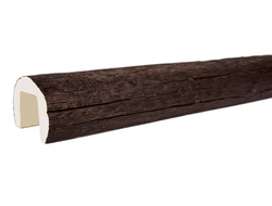 Декоративная балка из полиуретана. Полиуретановая фальшбалка Country Decor строганая светлый дуб