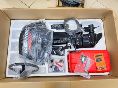 Лодочный мотор GLADIATOR G9.9PRO FES комплектация руль