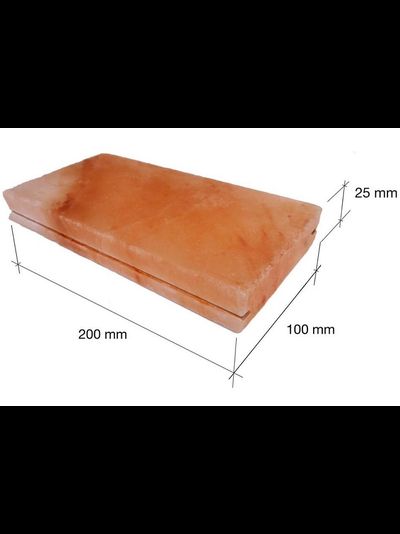 Соляная плитка ( Гималайская соль ) 20*10*2,5см с пазом