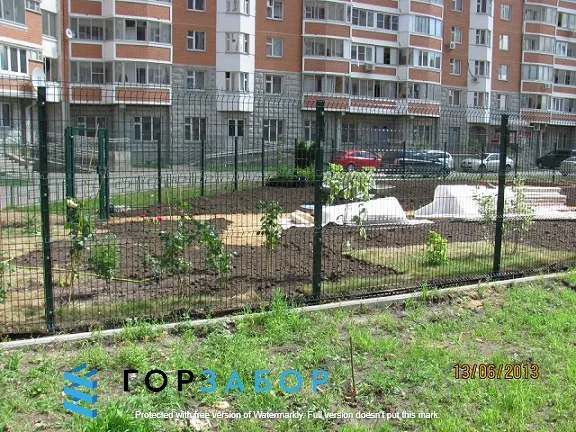 Секционный решетчатый забор купить со склада