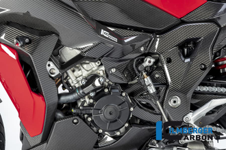 Накладка на раму (левая) карбоновая RAL.028.1XR20.K