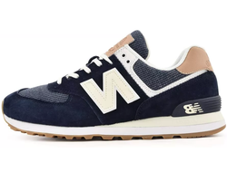 New Balance 574 Deep Blue White женские