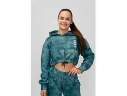 Худи NEBBIA RE-FRESH WOMEN’S CROP HOODIE 591 Зеленая