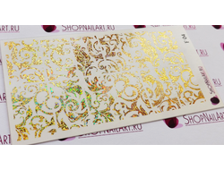 Фольгированный слайдер F 04 - Золото Песок