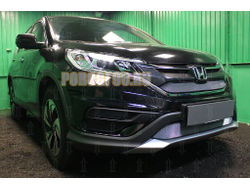 Защита радиатора Honda CR-V IV 2015-2017 2.0 chrome низ