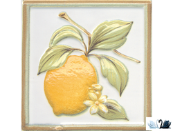 Декор Kerama Marazzi Капри Лимончики 9.9x9.9 глянец купить в магазине Marysя Краснодар