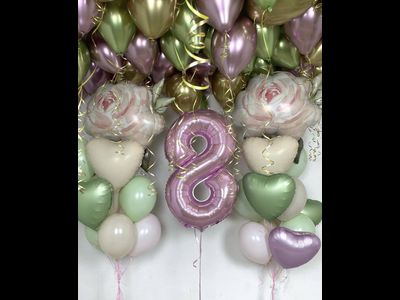 Набор шаров Стильное 8 марта