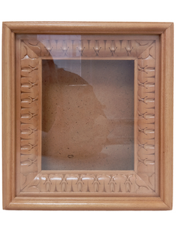 Киот деревянный с резной рамой для иконы формата 13х16см