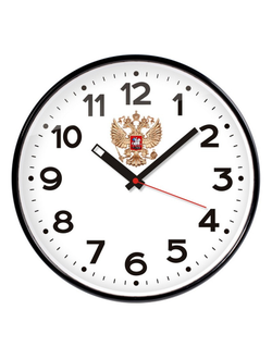 Часы настенные Troyka модель77, диаметр 305 мм,  пластик 77770732