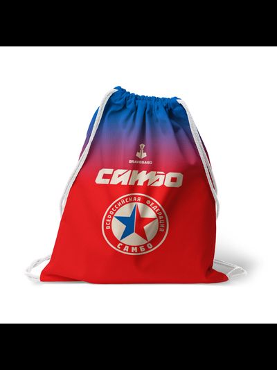Мешок для обуви BRAVEGARD Самбо ВФС сине-красный