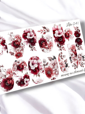 Слайдер-дизайн для ногтей LIKE-241