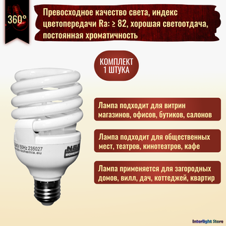 NBB Bohemia GFL-S 30w 827 E27