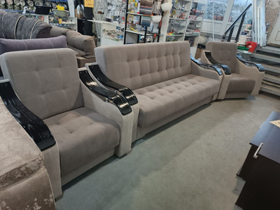 Комплект «ЛИДЕР» | диван и 2 кресла (З)