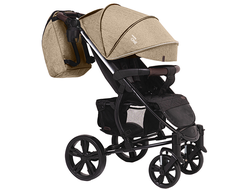Коляска прогулочная BubaGo Model One 2021 beige - black