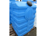 Емкость для воды и топлива на 600 литров универсальная синий цвет