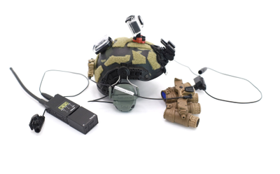 Шлем, ПНВ и радиостанция - 1/6 (26062R) - Easy&Simple