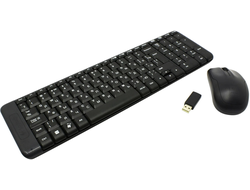 Клавиатура и мышь беспроводные Logitech MK220 Wireless Black (920-003169)