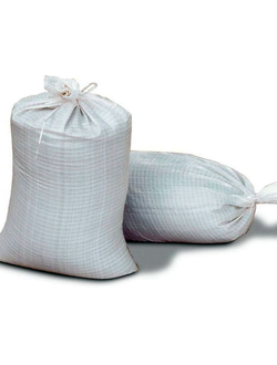 Мешок для мусора (полипропиленовый, белый)