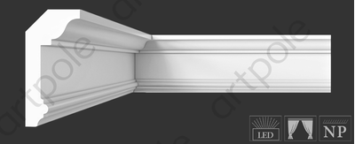 Карниз гладкий S6K7