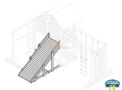 Скат зимний заливной Савушка 3м.