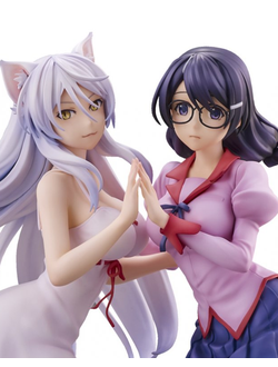 Фигурки Цубаса Ханэкава и  Чёрная Ханэкава (Hanekawa Tsubasa, Black Hanekawa)