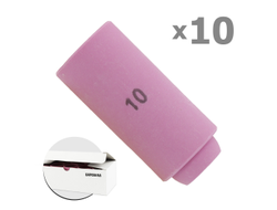 Сопло керамическое SR 17/18/26 стандартное №10 ф 16 мм, L=47 мм (уп. 10 шт.), БАРСВЕЛД