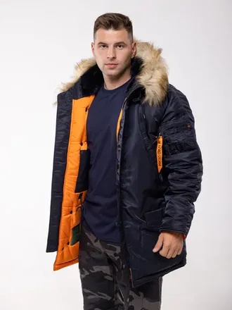 Куртка мужская N3B Nord Storm Ink/Orange