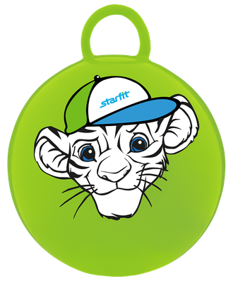 Мяч-попрыгун Тигренок STARFIT GB-402, 55 см, с ручкой