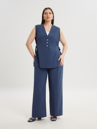 Жилет индиго