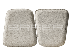 Тротуарная плитка Классико круговая белый, BRAER 60 мм