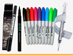 Тату маркеры и карандаши