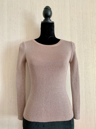 Трикотажная кофта с люриксом