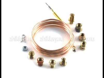 Термопара для газовых плит (универсальная), L-1500мм, 9 гаек