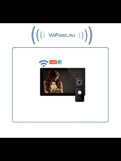FREEDOM 10 FHD WIFI KIT - комплект из 10" сенсорного Full HD WIFI монитора и вызывной панели, с DVR (Tuya/Smart Life)