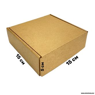 Коробка самосборная 15 x 15 x 5 см