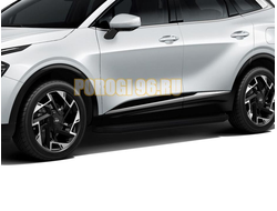 Пороги на Kia Sportage 5 (2022-...) Black-Premium