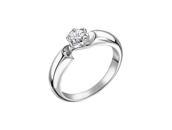 Кольцо с бриллиантом 0,5 карата арт. 810500.