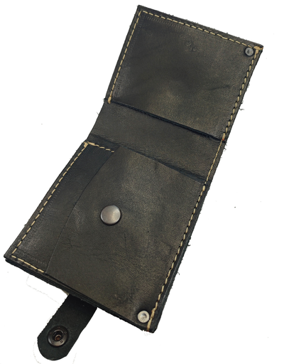 Портмоне мини-бифолд черный