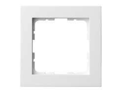 1L1001WM Рамка одинарная белый матовый