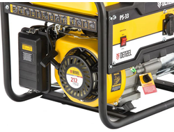 Бензиновый генератор DENZEL PS 33, 3,3 кВт, 230В, 15л, ручной стартер 946834