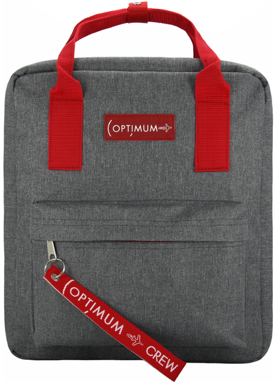 Рюкзак Сумка Чемодан ручная кладь 36x30x27 Optimum Pobeda RL, серый