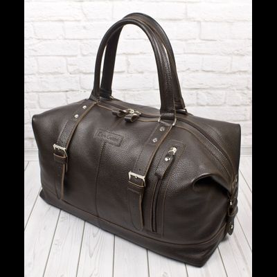 Кожаная дорожная сумка Campora brown (арт. 4019-04)