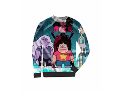 Свитшот "Вселенная Стивена, Steven Universe" 3D, с полной запечаткой  №24