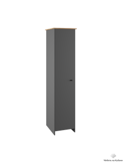 Теодора Шкаф Графит/Дуб крафт