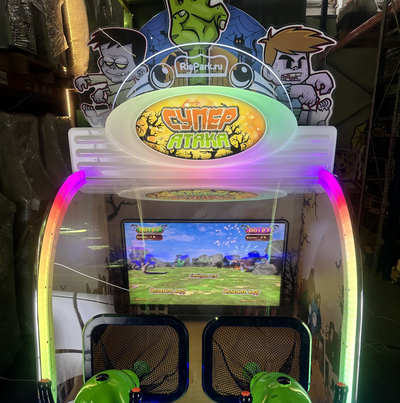 Детский игровой аппарат Двойная Стрелялка «Зомби Атака»