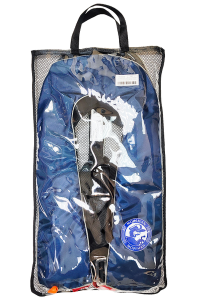 Жилет надувной автоматический Мореман Комфорт, 150 N, синий